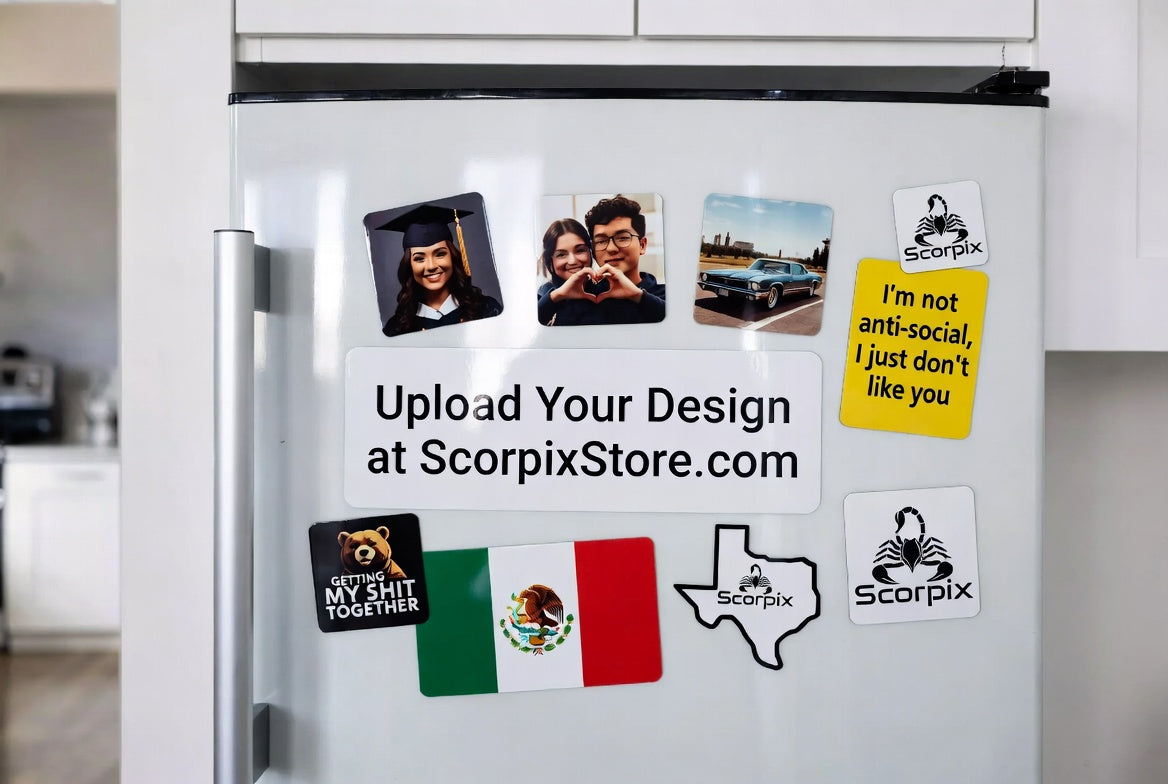 SCORPIX SNAP MAGNETS !
