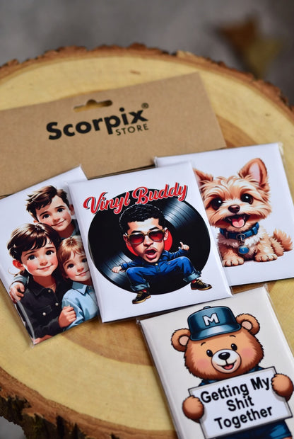 SCORPIX SNAP MAGNETS !