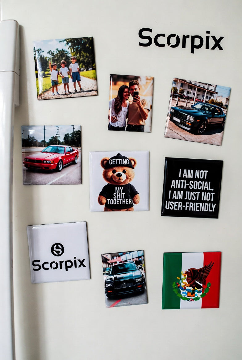 SCORPIX SNAP MAGNETS !