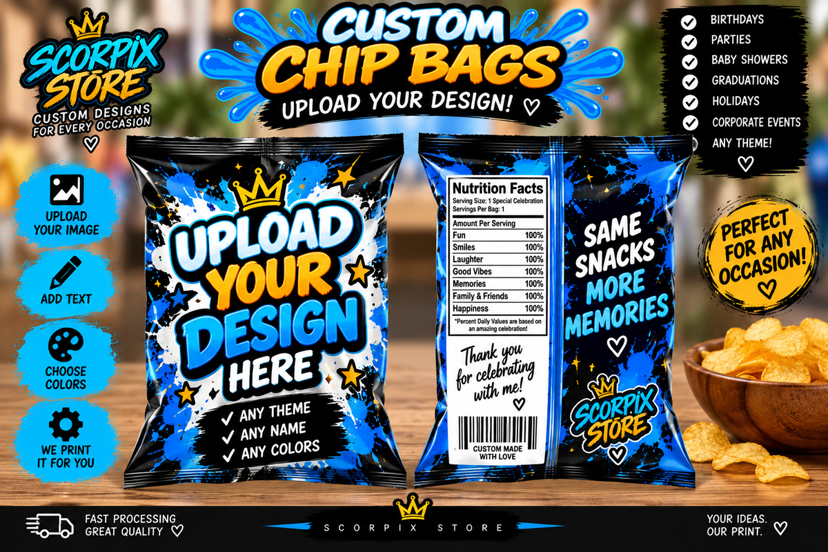 CUSTOM CHIP BAGS!