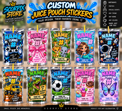 CUSTOM JUICE LABELS !