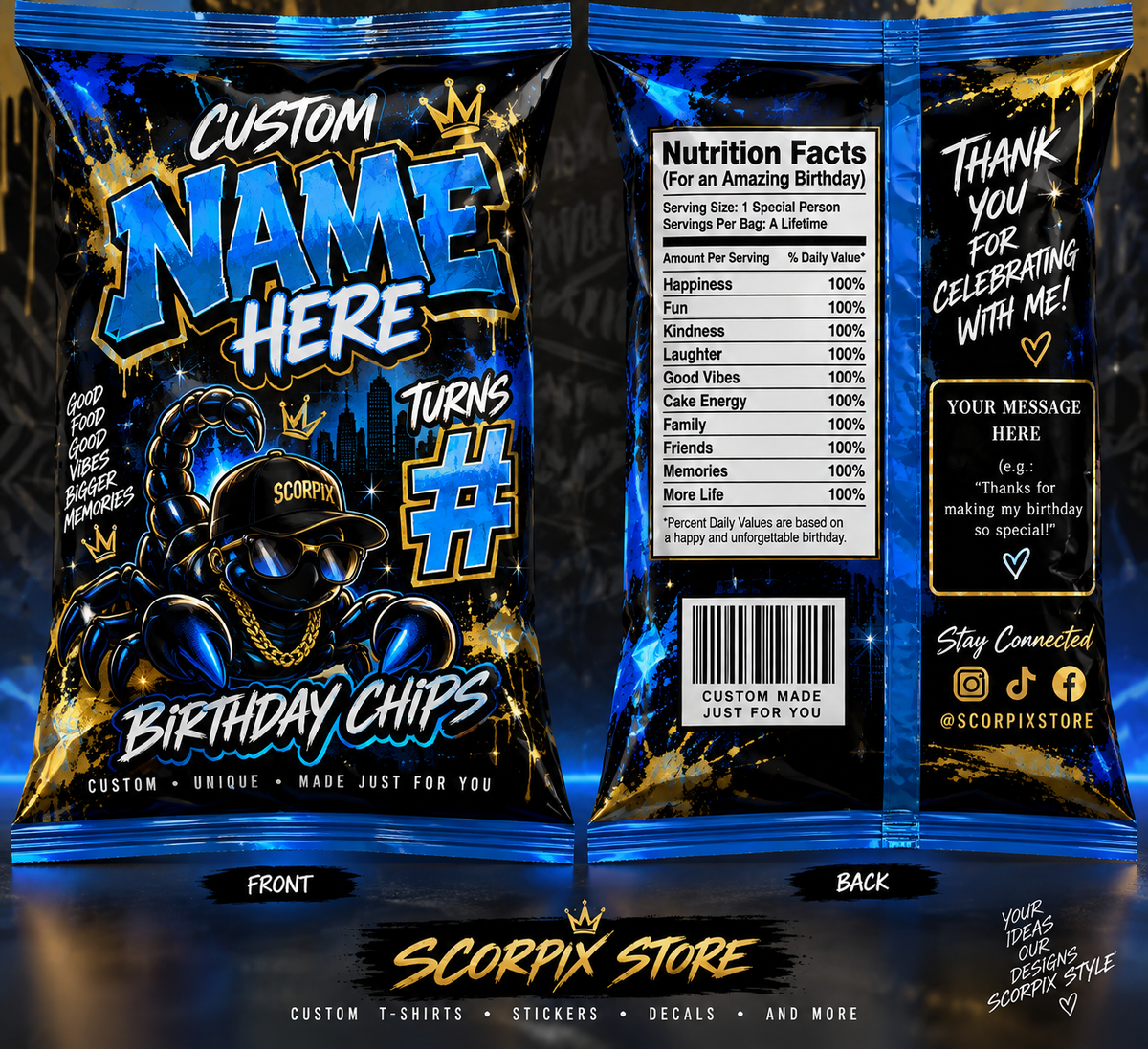 CUSTOM CHIP BAGS!