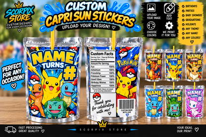 CUSTOM JUICE LABELS !